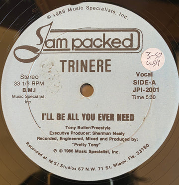 Trinere : I'll Be All You Ever Need (12", Gen)