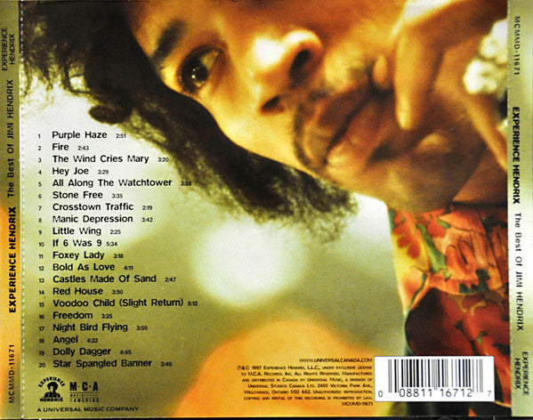 Jimi Hendrix : Experience Hendrix - The Best Of Jimi Hendrix (CD, Comp)