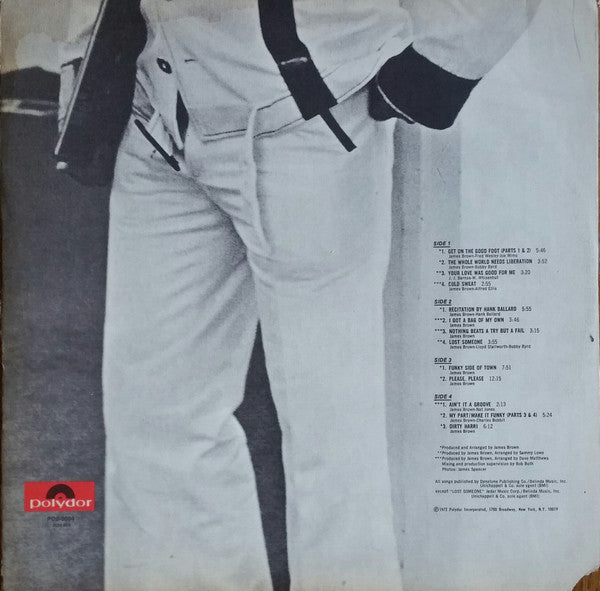 James Brown : Get On The Good Foot (2xLP, Album, Mon)