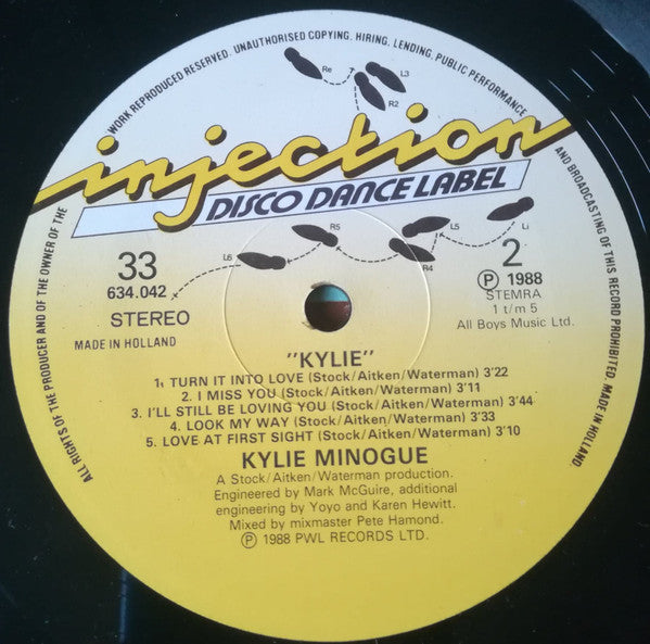 Kylie Minogue : Kylie (LP, Album)