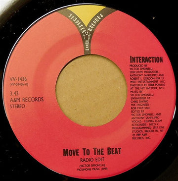 Interaction (5) : Move To The Beat (7")