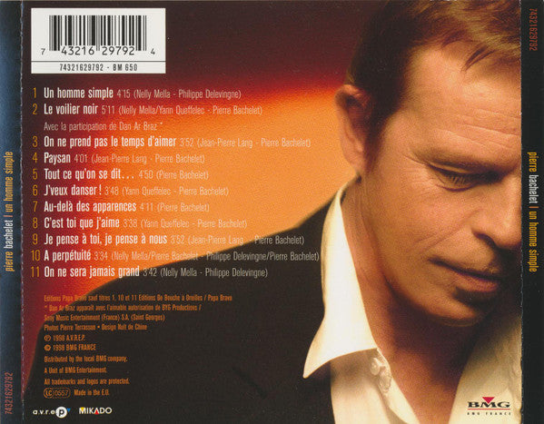 Pierre Bachelet : Un Homme Simple (CD, Album)
