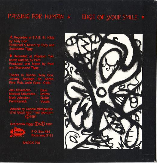 Scarecrow Tiggy : Passing For Human (7")