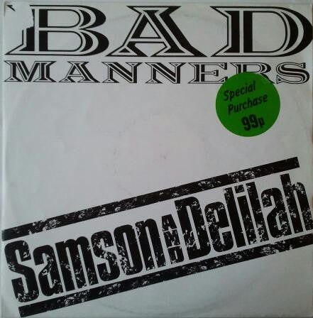 Bad Manners : Samson & Delilah (12")