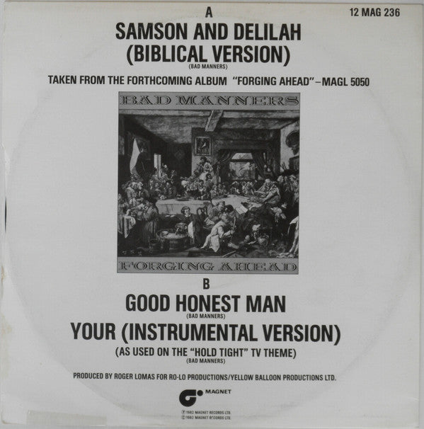 Bad Manners : Samson & Delilah (12")