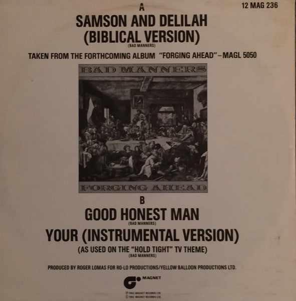 Bad Manners : Samson & Delilah (12")