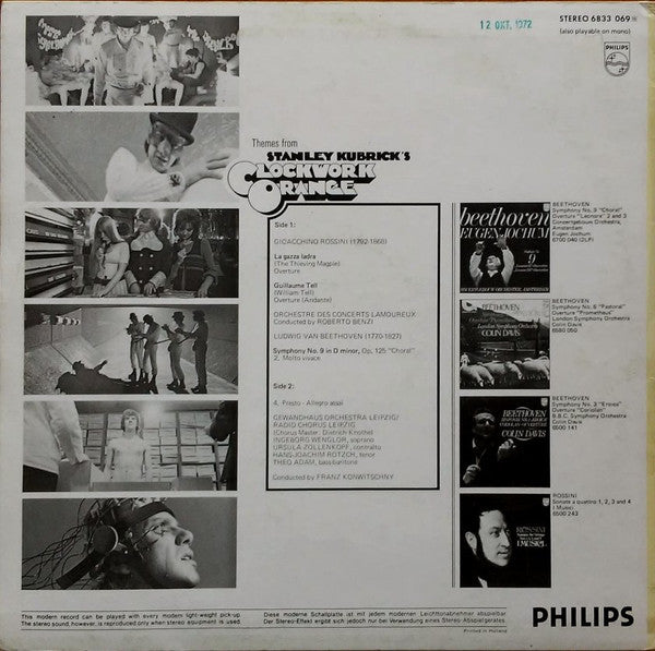Various : Themes From Stanley Kubrick's Clockwork Orange (LP, Comp)