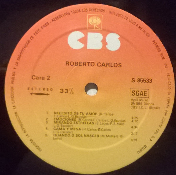 Roberto Carlos : Roberto Carlos (LP, Album, RE)