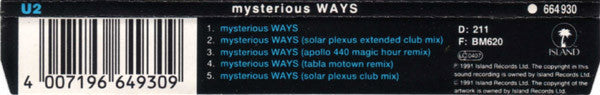 U2 : Mysterious Ways (CD, Maxi)