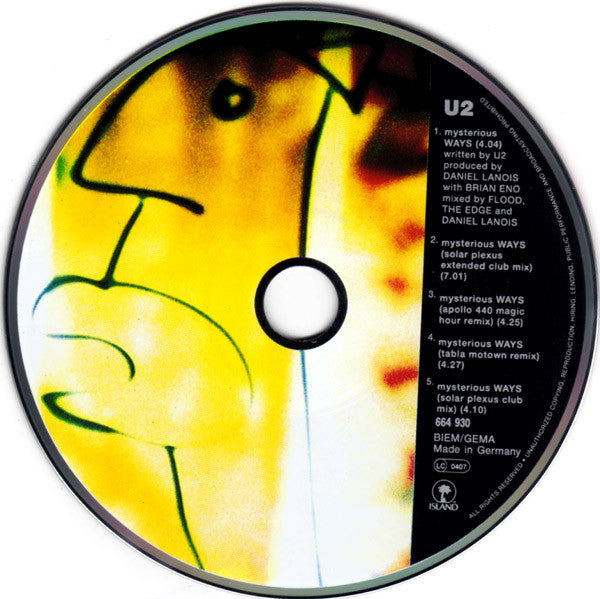U2 : Mysterious Ways (CD, Maxi)