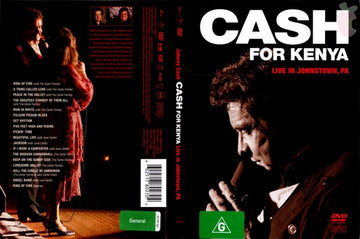 Johnny Cash : Cash For Kenya - Live In Johnstown, Pa (DVD-V, Comp)