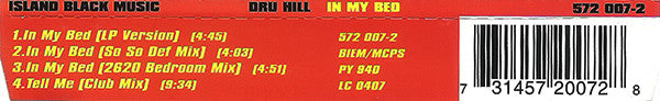Dru Hill : In My Bed (CD, Maxi)