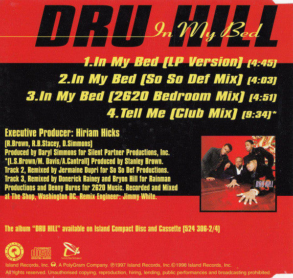 Dru Hill : In My Bed (CD, Maxi)