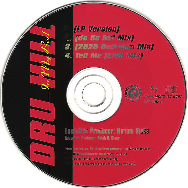Dru Hill : In My Bed (CD, Maxi)