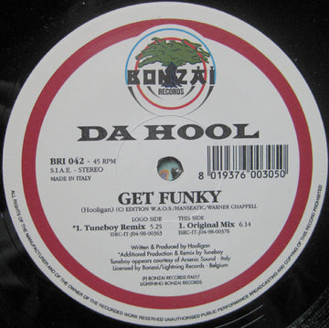 Da Hool : Get Funky (12")