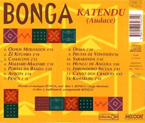 Bonga : Katendu (CD, Comp)