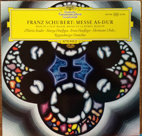 Franz Schubert, Maria Stader, Marga Höffgen, Ernst Haefliger, Hermann Uhde, Regensburger Domchor : Messe Nr. 5 As-Dur D. 678 (LP, Album)