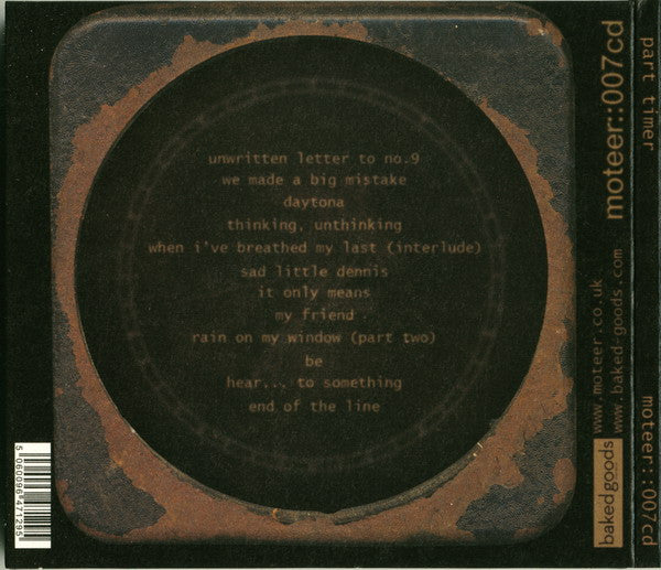 Part Timer : Part Timer (CD, Album)