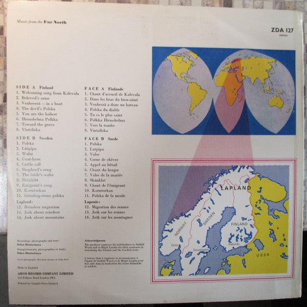 Deben Bhattacharya : Music From The Far North (LP)