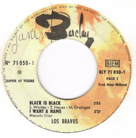 Los Bravos : Black Is Black (7", EP, RP)