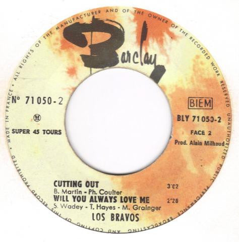 Los Bravos : Black Is Black (7", EP, RP)