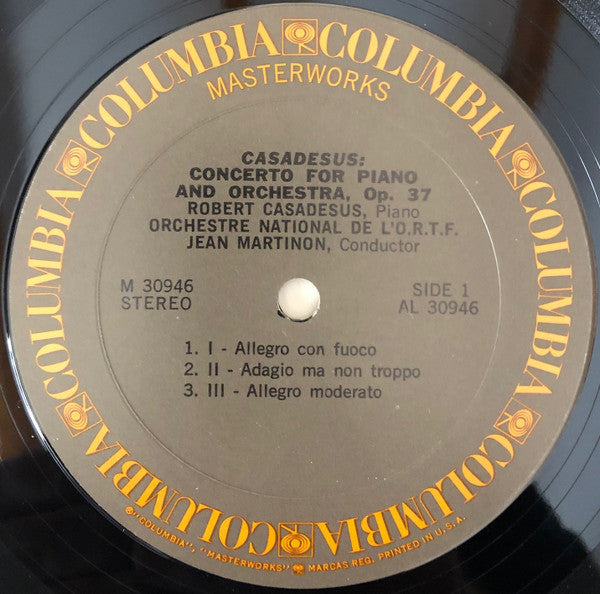 Robert Casadesus : Concerto For Piano / Concerto For Three Pianos (LP, Album)