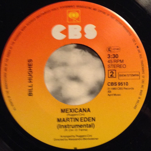 Billie Hughes : Martin Eden (7", Single)
