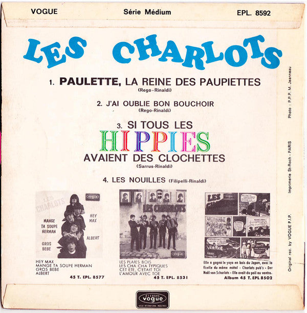 Les Charlots : Paulette, La Reine Des Paupiettes (7", EP)
