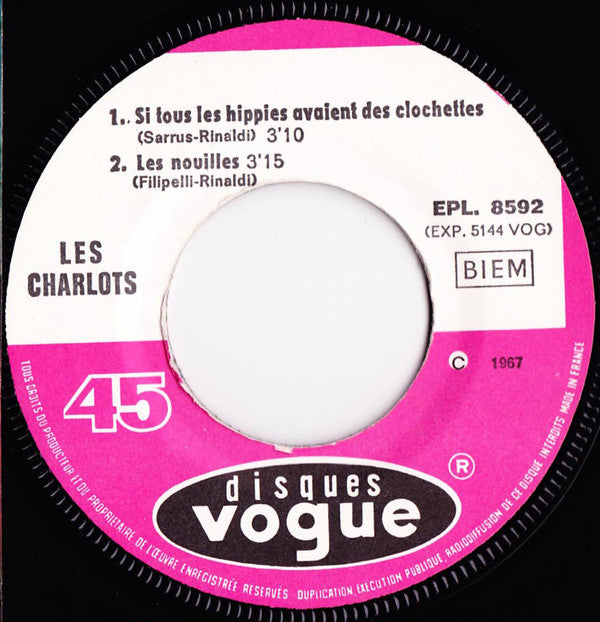 Les Charlots : Paulette, La Reine Des Paupiettes (7", EP)