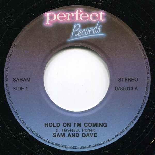 Sam And Dave* : Hold On I'm Comin' / Soul Man (7", RE)