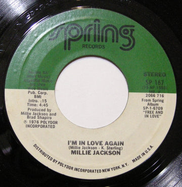 Millie Jackson : I'm In Love Again / Feel Like Making Love (7", Single, Styrene)