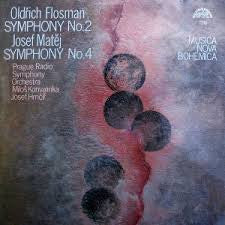 Oldřich Flosman / Josef Matěj – Prague Radio Symphony Orchestra, Miloš Konvalinka / Josef Hrnčíř : Symphony No. 2 / Symphony No. 4 (LP, Album)
