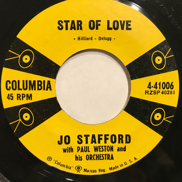 Jo Stafford : Star Of Love (7", Single)