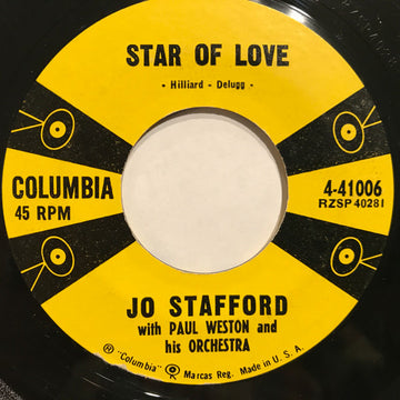 Jo Stafford : Star Of Love (7", Single)