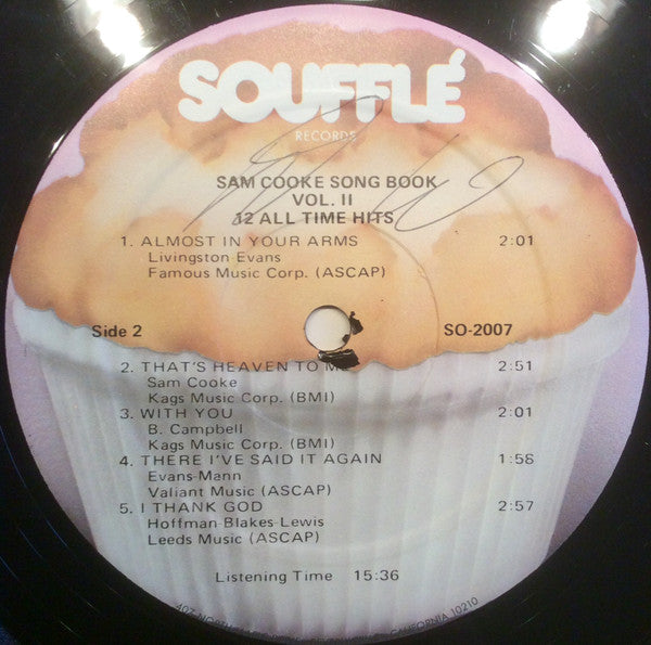 Sam Cooke : Sam Cooke Song Book Volume II -12 All Time Hits (LP, Comp, Mono)