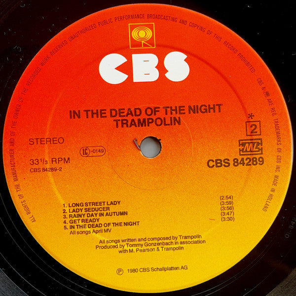 Trampolin : In The Dead Of The Night (LP, Album)