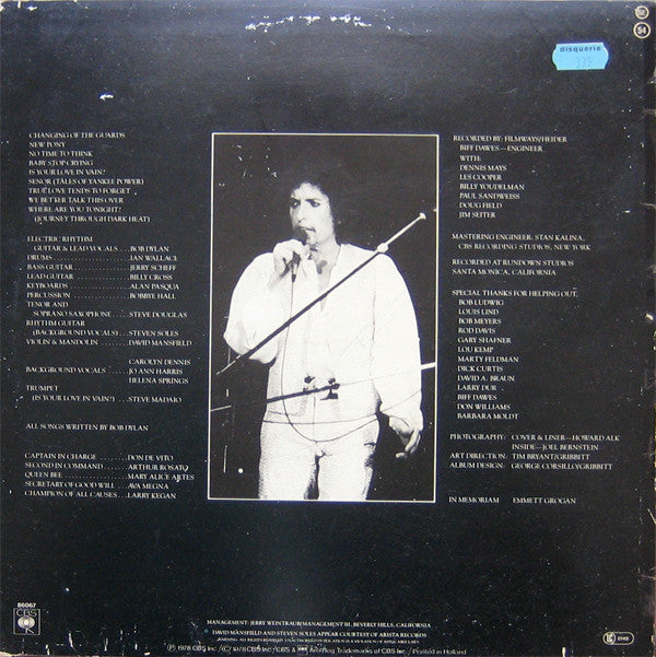 Bob Dylan : Street-Legal (LP, Album)