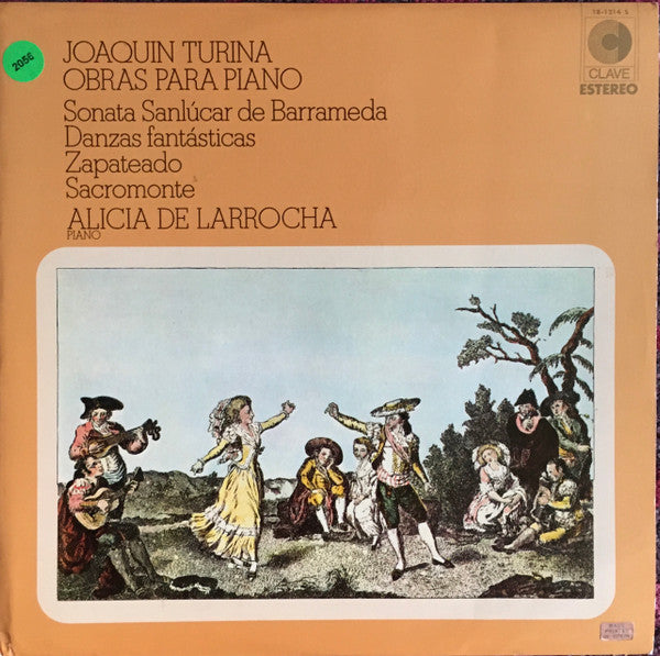 Joaquín Turina - Alicia De Larrocha : Obras Para Piano (LP, Album, RE)