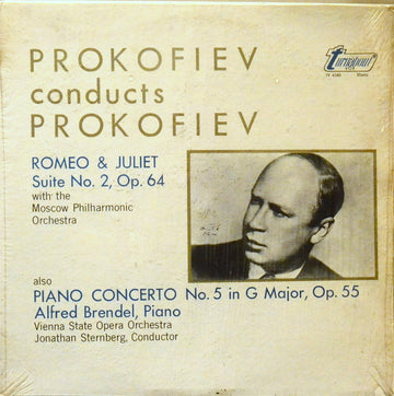 Sergei Prokofiev : Prokofiev Conducts Prokofiev; Romeo & Juliet / Piano Concerto No. 5 (LP, Mono)