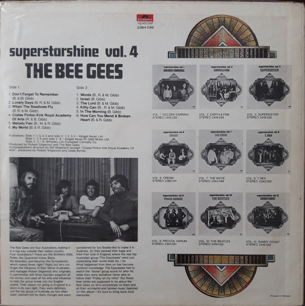 Bee Gees : Superstarshine Vol. 4 (LP, Comp)