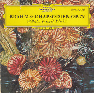 Johannes Brahms, Wilhelm Kempff : Rhapsodien Op. 79 (7")