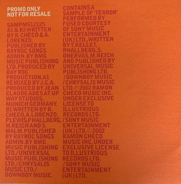 The Roc Project Featuring Tina Arena : Never (12", Promo)