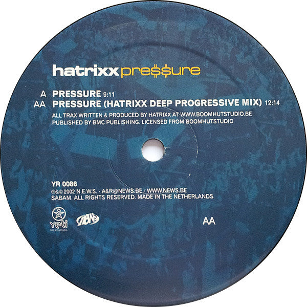 Hatrixx : Pressure (12")