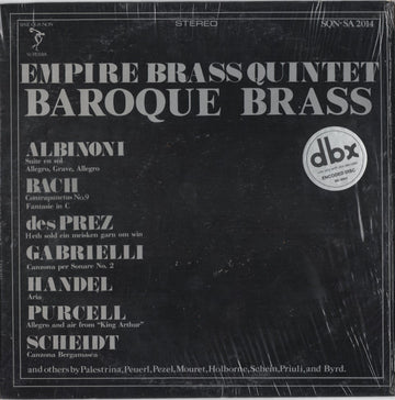 Empire Brass Quintet* : Baroque Brass (LP, Album, DBX)