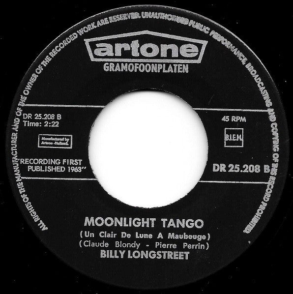 Billy Longstreet : Washington Square (7", Single)