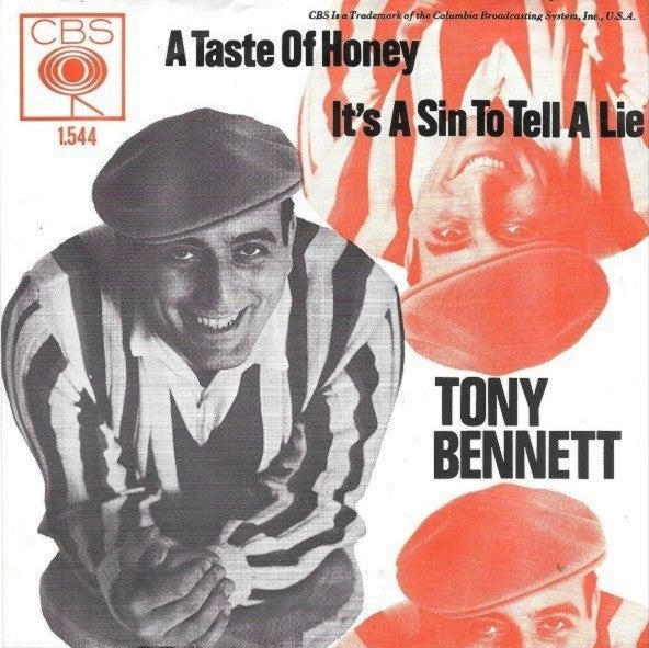 Tony Bennett : A Taste Of Honey / It's A Sin To Tell A Lie (7", Single)