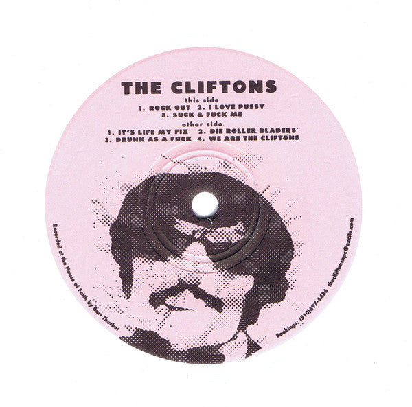 The Cliftons : Rock Out With My Cock Out (7", Single, Whi)