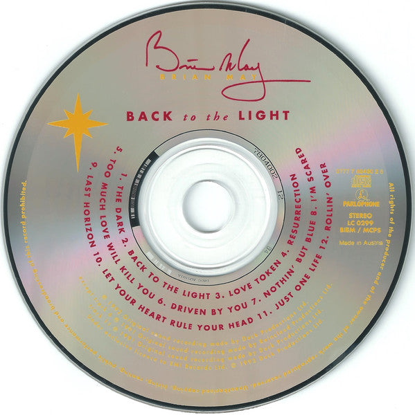 Brian May : Back To The Light (CD, Album)