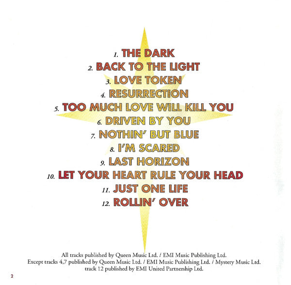 Brian May : Back To The Light (CD, Album)