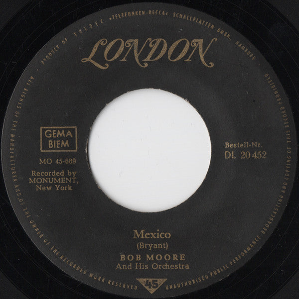 Bob Moore Und Sein Orchester* : Mexico / Hot Spot (7", Single)